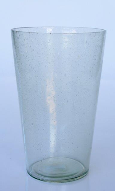 Clear Air Bubble Glass Vase